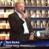 Boris Becker présente son autobiographie à Francfort le 10 octobre 2013.