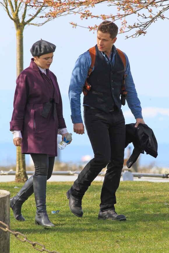 Ginnifer Goodwin et Josh Dallas en pause du tournage de la série Once Upon a Time le 27 mars 2013