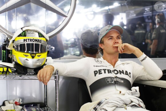 Nico Rosberg dans le paddock du Grand Prix du Japon à Suzuka le 13 octobre 2013