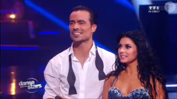 Damien Sargue et Candice Pascal - Troisième prime de "Danse avec les stars 4" sur TF1. Le 12 octobre 2013.