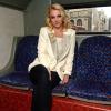 Britney Spears fait le tour de Londres en bus, le 15 octobre 2013.