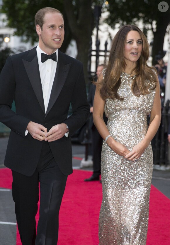 Le prince William et la duchesse Catherine de Cambridge aux Tusk Conservation Awards à Londres le 12 septembre 2013