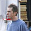 Exclusif : Christian Bale sur le tournage de son film, The Fighter, très maigre, le 13 juillet 2009 à Los Angeles