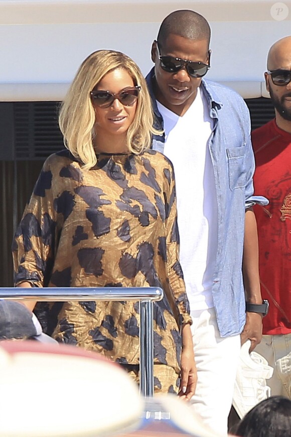 Exclusif - Beyoncé et Jay Z à Formentera. Le 2 septembre 2013.