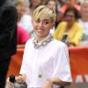 Miley Cyrus s'est produite sur le plateau de l'émission "Today Show" au Rockfeller Center à New York. Le 7 octobre 2013.