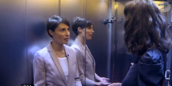 Vanessa Caffin a reçu Alessandra Sublet dans son émission "Pitch Elevator", diffusée sur le site Yahoo.