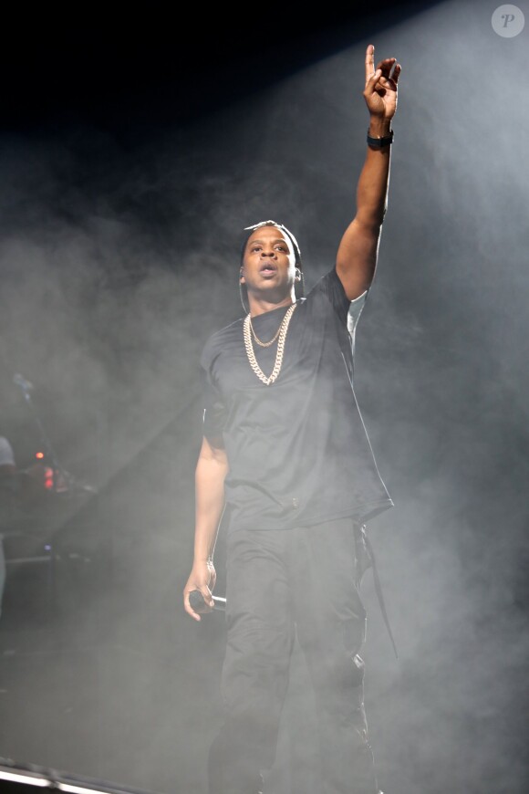 Jay Z en concert à Bercy, le 17 octobre 2013.