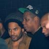 Exclusif - Lenny Kravitz et Jay Z au Club 79 à Paris, le 18 octobre 2013.