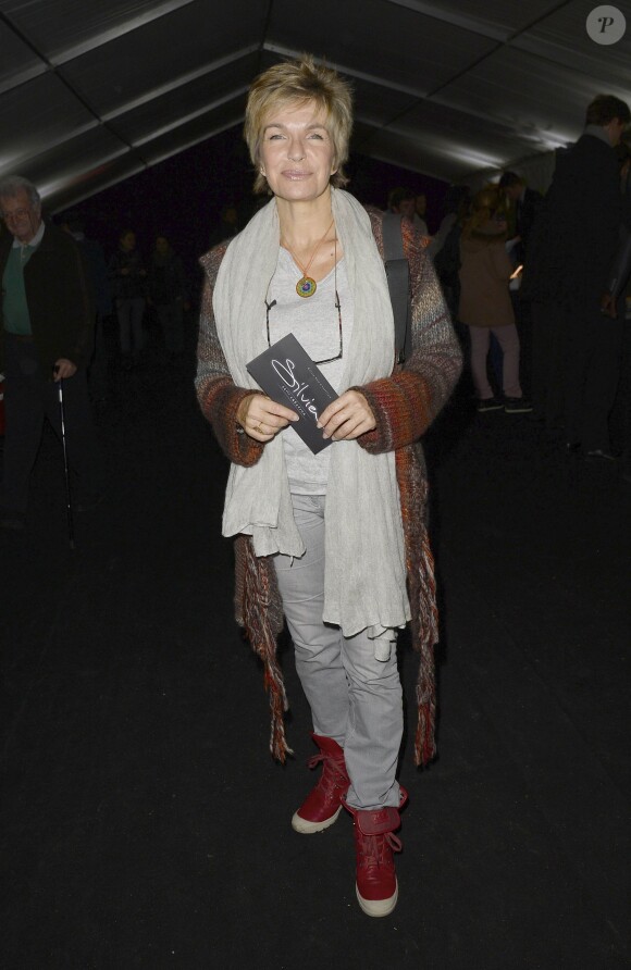 Véronique Jannot lors de la première du spectacle Silvia du cirque Alexis Gruss à Paris le 28 octobre 2013