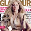 Lady Gaga en couverture du magazine Glamour, daté du mois de décembre 2013.