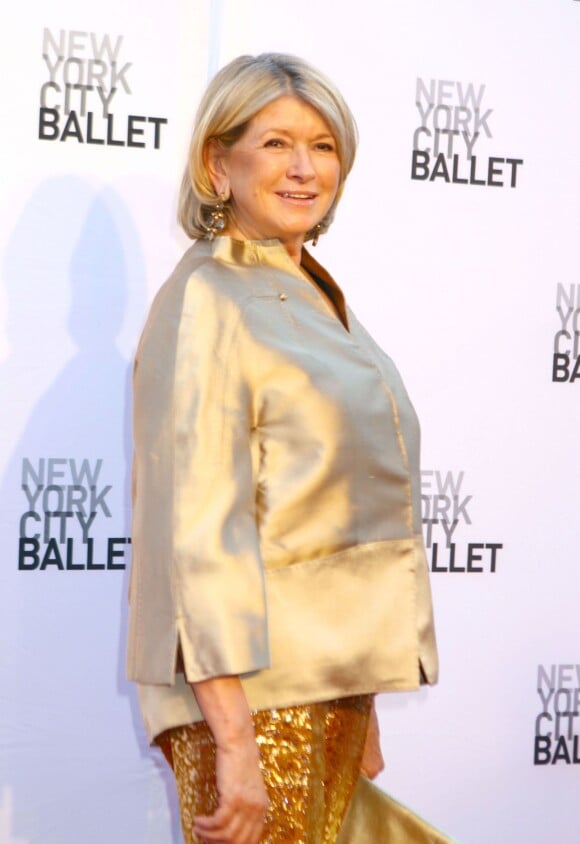 Martha Stewart à la soir"e "New York City Ballet Fall Gala", à New York, le 19 septembre 2013.