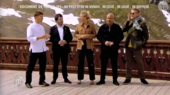 Le jury de Masterchef 4, épisode 6, diffusé le vendredi 1er novembre 2013 sur TF1.