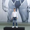 Cristiano Ronaldo célèbre le lancement de CR7, sa marque de sous-vêtements, au Palacio de Cibeles. Madrid, le 31 octobre 2013.