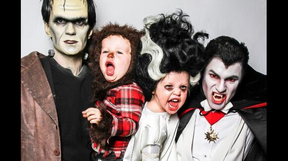Neil Patrick Harris transformé en Frankenstein pour son chéri et leurs enfants