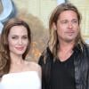 Brad Pitt et Angelina Jolie à la premiere du film World War Z à Berlin en Allemagne le 4 juin 2013.