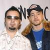 Chris Kirkpatrick et Justin Timberlake à New York, le 25 février 2003.