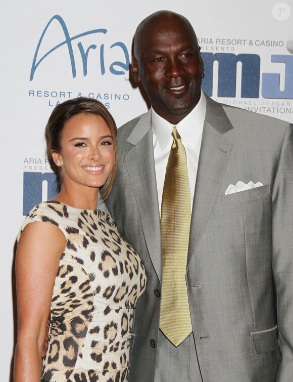 Michael Jordan et sa femme Yvette Prieto à Las Vegas, le 31 mars 2012.