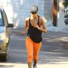 Eva Longoria fait son jogging à Los Angeles, le 5 novembre 2013.