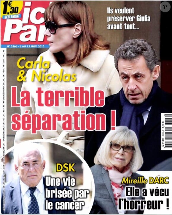 Magazine Ici Paris du 6 novembre 2013.