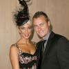 Lleyton Hewitt et sa femme Bec lors de la Melbourne Cup à Flemington Racecourse, Melbourne, le 5 novembre 2013