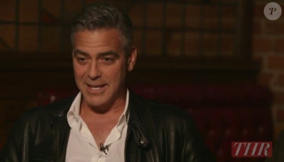 George Clooney à la table ronde organisée par le magazine The Hollywood Reporter.