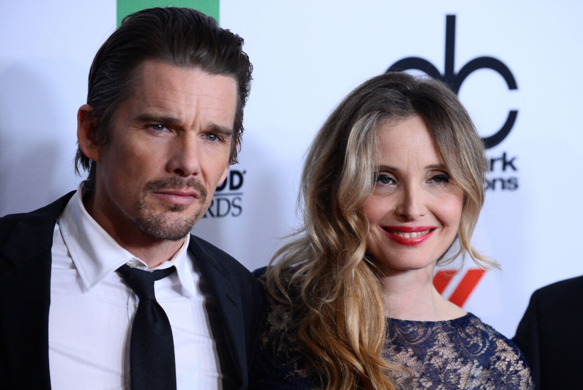 Photo : Ethan Hawke et Julie Delpy à Beverly Hills, Los Angeles, le 21  octobre 2013. - Purepeople