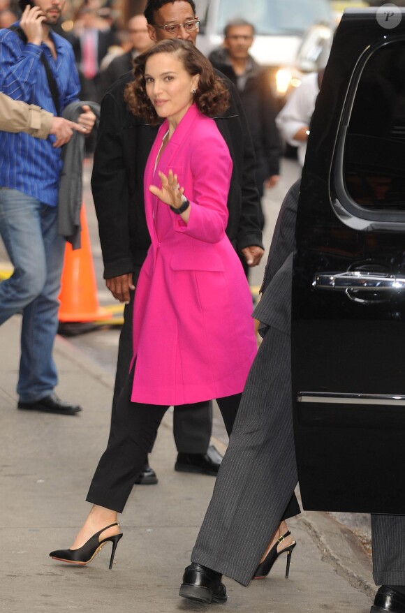 Natalie Portman à Good Morning America, New York le 7 novembre 2013.