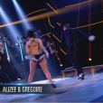 Alizée et Grégoire Lyonnet - Septième prime de "Danse avec les stars 4" sur TF1. Le 9 novembre 2013.