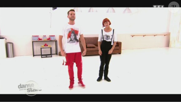 Keen'V et Fauve Hautot - Septième prime de "Danse avec les stars 4" sur TF1. Le 9 novembre 2013.
