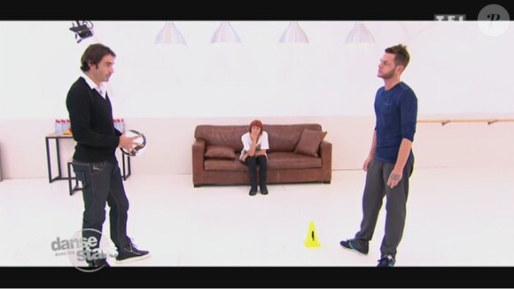Keen'V et Fauve Hautot - Septième prime de "Danse avec les stars 4" sur TF1. Le 9 novembre 2013.