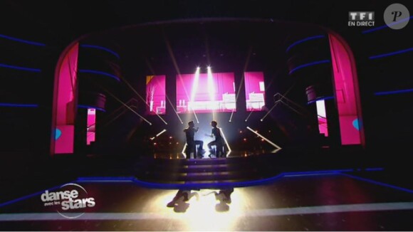 Keen'V et Fauve Hautot - Septième prime de "Danse avec les stars 4" sur TF1. Le 9 novembre 2013.