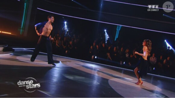 Laetitia Milot et Maxime Dereymez - Septième prime de "Danse avec les stars 4" sur TF1. Le 9 novembre 2013.