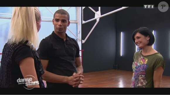 Brahim Zaibat, Katrina Patchett et Coralie - Septième prime de "Danse avec les stars 4" sur TF1. Le 9 novembre 2013.