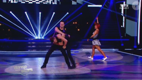Keen'V, Fauve Hautot et Christian Millette - Septième prime de "Danse avec les stars 4" sur TF1. Le 9 novembre 2013