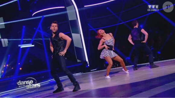 Keen'V, Fauve Hautot et Christian Millette - Septième prime de "Danse avec les stars 4" sur TF1. Le 9 novembre 2013