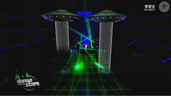 Laetitia Milot, Maxime Dereymez et Christian Millette - Septième prime de "Danse avec les stars 4" sur TF1. Le 9 novembre 2013.