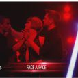 Keen'V et Laurent Ournac, épreuve du face-à-face - Septième prime de "Danse avec les stars 4" sur TF1. Le 9 novembre 2013.