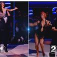 Keen'V et Laurent Ournac, épreuve du face-à-face - Septième prime de "Danse avec les stars 4" sur TF1. Le 9 novembre 2013.