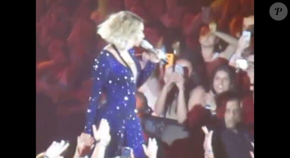 Beyoncé lors de son concert à Adelaïde, le 6 novembre 2013