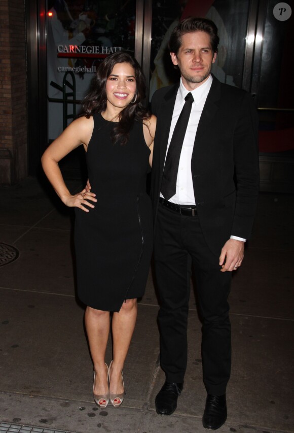America Ferrera et son mari Ryan Piers Williams à la 23 soirée Glamour Women of the Year, à New York, le 11 novembre 2013