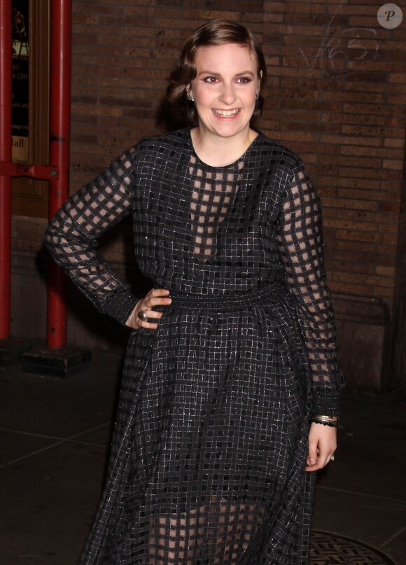 Lena Dunham à la 23 soirée Glamour Women of the Year, à New York, le 11 novembre 2013