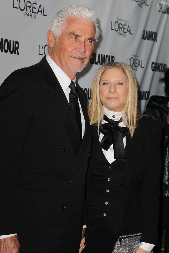 Barbra Streisand et James Brolin à la 23 soirée Glamour Women of the Year, à New York, le 11 novembre 2013