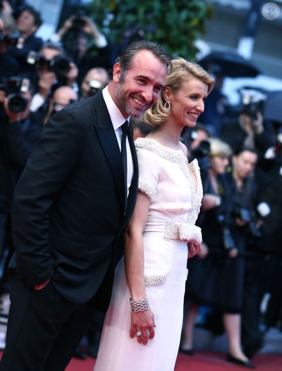 Alexandra Lamy et Jean Dujardin lors du Festival de Cannes le 27 mai 2012