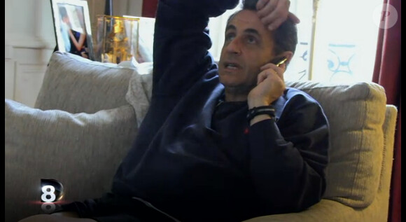 Extrait du documentaire de Farida Khelfa, "Campagne intime", sur l'intimité de Nicolas Sarkozy et de son épouse Carla. Ce dernier sera diffusé le 5 novembre à 20h50 sur D8.