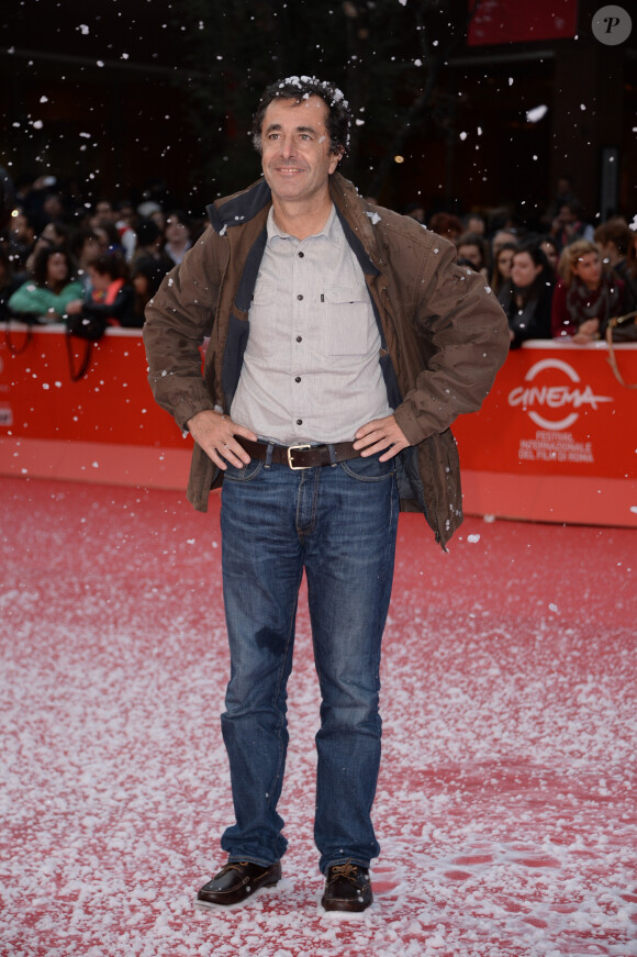 Nicolas Vanier présente son film "Belle et Sebastien" au 8eme Festival International du Film de Rome le 9 novembre 2013.