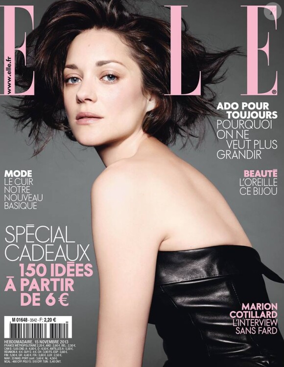 Marion Cotillard en couverture d'Elle.