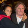 Gérard Depardieu et sa fille Roxane assiste à l'ouverture du marché de Noël "Gut Aiderbichl" en Henndorf, Autriche le 14 novembre 2013.