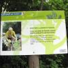 Exclusif : La plaque commémorative de Laurent Fignon qui sera inaugurée mi juin dans le bois de Vincennes.