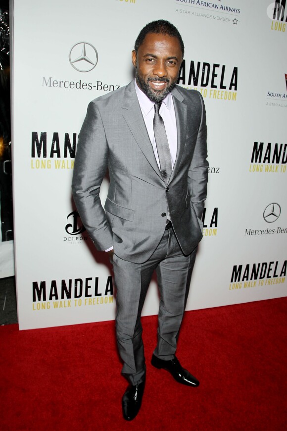 Idris Elba lors d'une projection de Mandela: Long Walk To Freedom au Lincoln Center de New York le 14 novembre 2013.