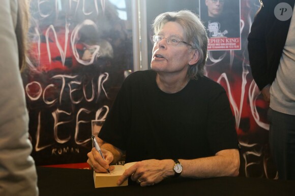 Stephen King à Paris, le 13 novembre 2013.